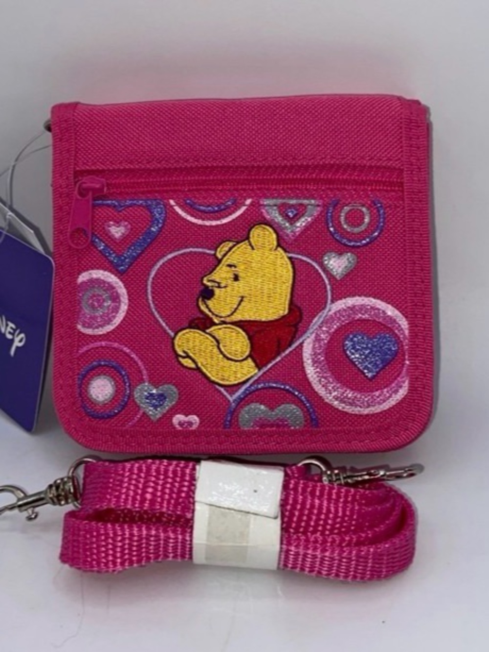 Disney -Winnie the Pooh- Pink Kids Crossbody Bag 5”H x 5”W NEW